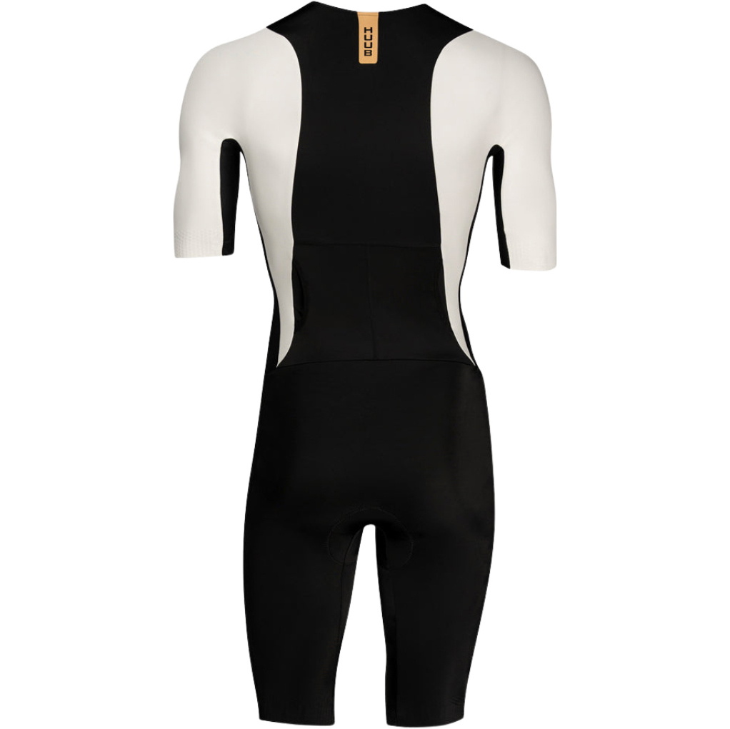 2026 Huub Männer Collective Trisuit TCLCBW - Black / Weiß